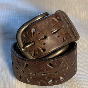 Vintage Leather Boho Belt